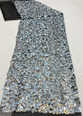 Mixed-Size Sequin Embroidery Fabric for Dresses — fabric photo 6