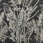 3D 3/7 mm Sequin & White-Core Bead Embroidered Bridal Fabric – Design 14847 — fabric photo 2