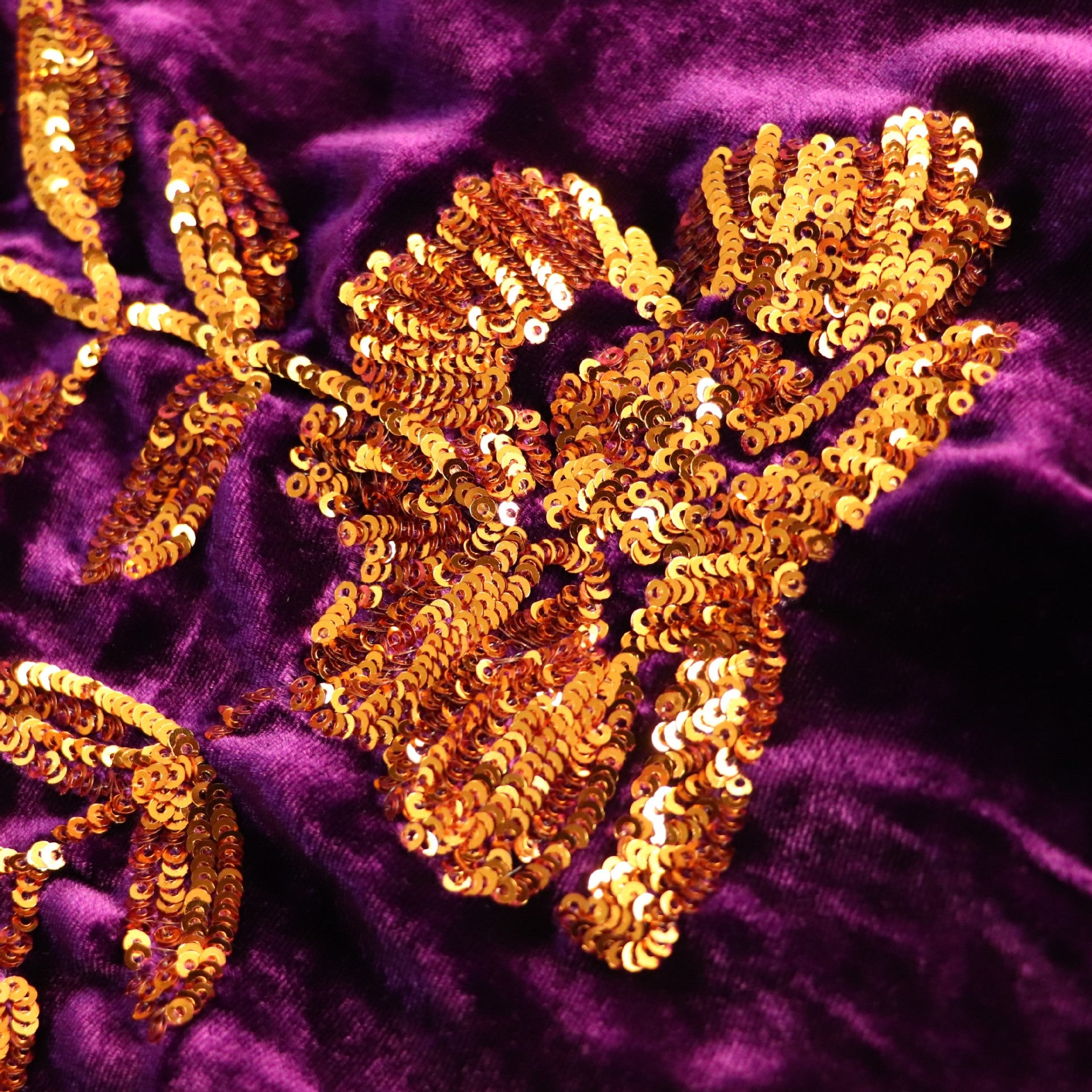 قماش بروكار مطرز مخملي - فاخر لفساتين السهرة والملابس المصممة