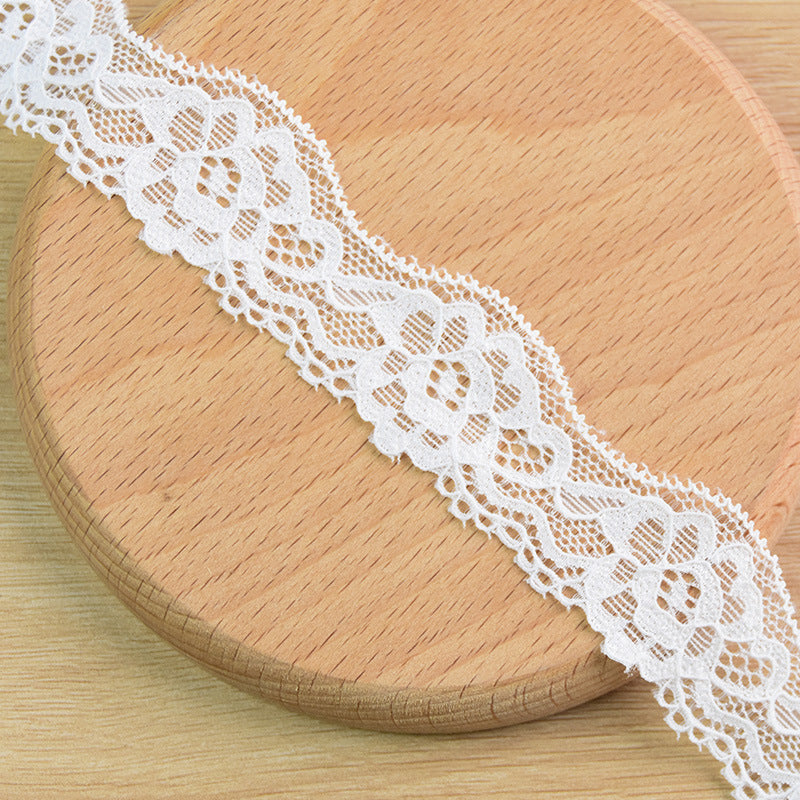 Corded Nylon Lace Trim 3.2 cm — fabric photo 2