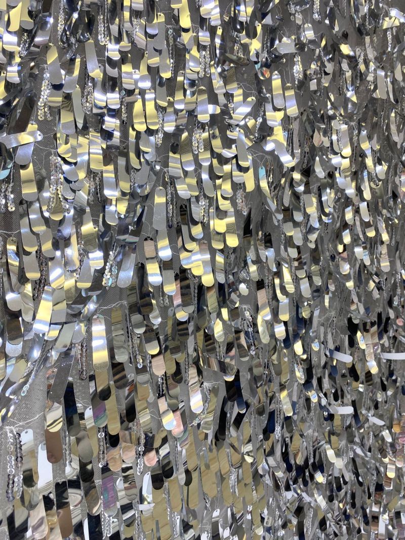 Large Spangle & 3/5mm Sequin Embroidery Fabric — fabric photo 5
