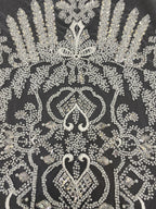 Sequin & Bubble-Bead Embroidered Bridal Fabric – Design 26367 — fabric photo 3