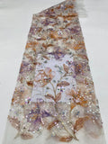 Sheer Base Rope Bead & Sequin Fabric — fabric photo 6