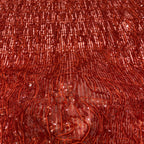 Fringed Dense 5/7mm Sequin Embroidery Fabric — fabric photo 3