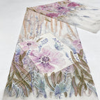 Laser-Cut & Printed Lace Fabric — fabric photo 2