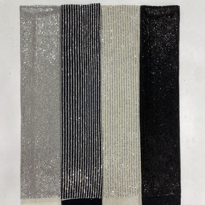 Dense 2mm Laminated Sequin Embroidery Fabric — fabric photo 5