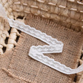 Straight-Edge Narrow Stretch Lace Trim — fabric photo 5