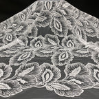 Milk-Silk Bead and Sequin Embroidered Bridal Fabric