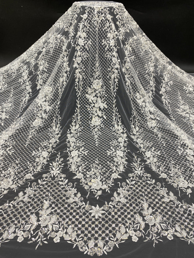 Foam Bead & 3/4mm Sequin Fabric for Stagewear — fabric photo 6
