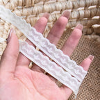 Straight-Edge Narrow Stretch Lace Trim — fabric photo 3