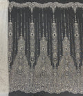 Crystal-Look Sequin & Bubble-Bead Embroidered Bridal Fabric – Design 81727 — fabric photo 6