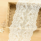 Eyelash Knitted Stretch Nylon Lace Trim 24 cm — fabric photo 3