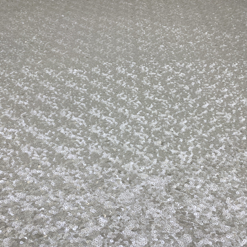 Fine Sequin Embroidered Stretch Mesh Fabric — fabric photo 2