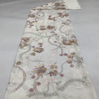 Multicolor Sequin Embroidered Velvet-Base Fabric — fabric photo 2