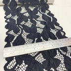 Leaf Double-Scallop Nylon Lace Trim 18 cm — fabric photo 2