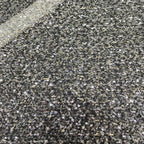 Irregular Mesh Bead and 3/4 mm Crystal Sequin Fabric — fabric photo 5