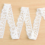Leaf Narrow Stretch Lace Trim 2.3 cm