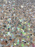 Gradient Two-Tone Sequin Foam Embroidered Stretch Mesh — fabric photo 2