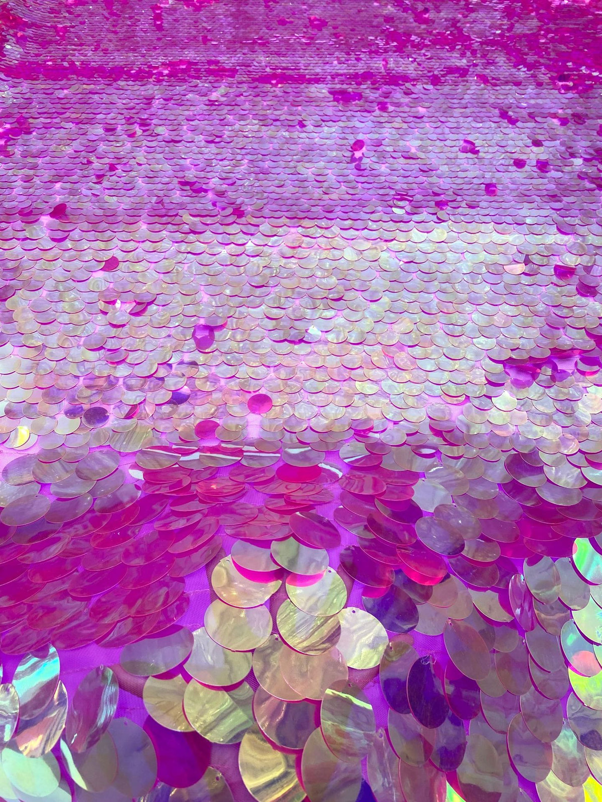 Oversized 12–40mm Multisize Sequin Embroidery Fabric — fabric photo 5