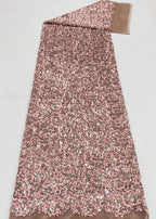 Velvet Base 3/5mm Colorful Sequin Fabric — fabric photo 6