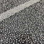 Dense Foam Bead Embroidered Bridal Fabric