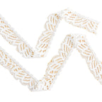 Leaf Narrow Stretch Lace Trim 2.3 cm — fabric photo 4