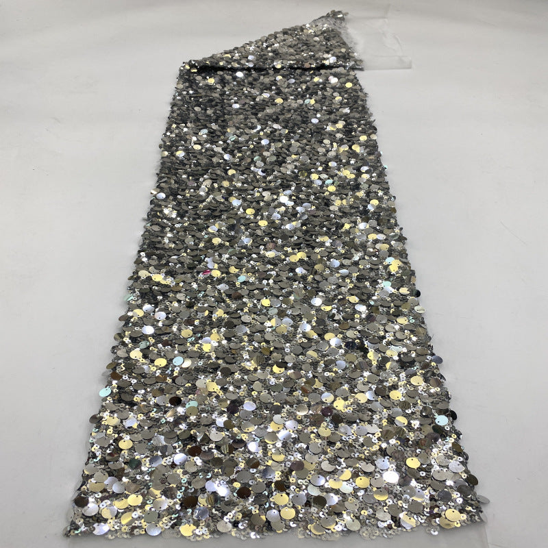 5/12 mm Sequin Embroidered Bridal Fabric