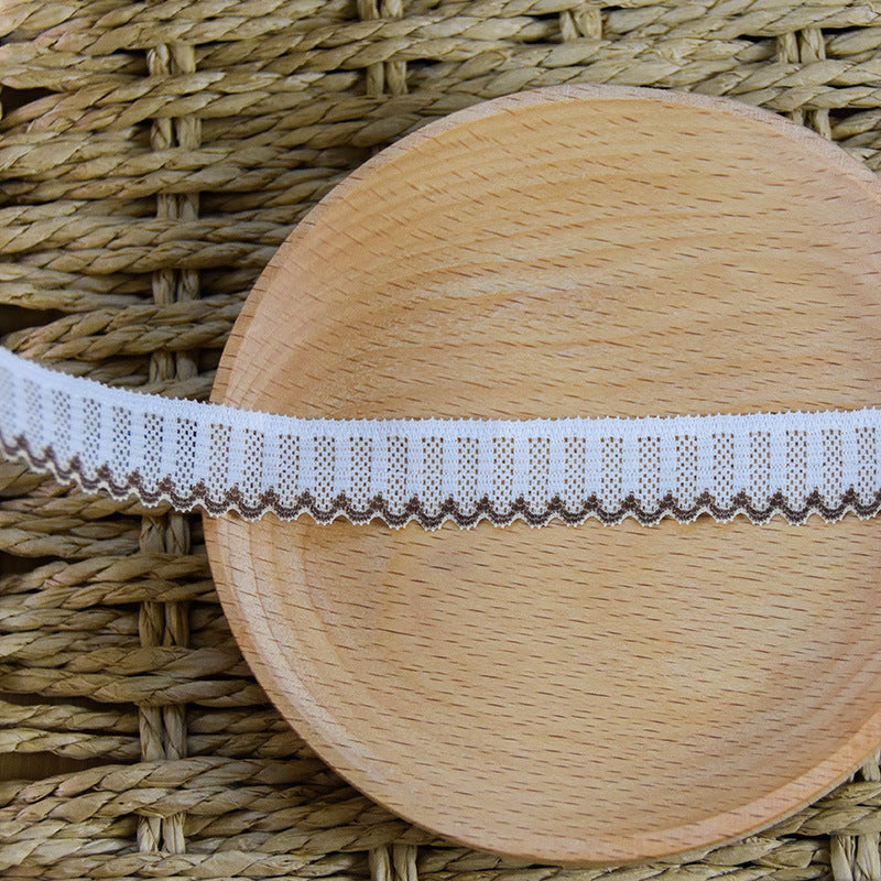 Ruffled Knitted Stretch Lace Trim 1.6 cm — fabric photo 3