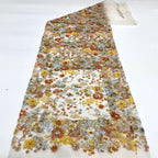 Colorful Laminated Sequin Embroidered Mesh Lace — fabric photo 3