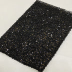 Bugle Bead and Crystal Embroidered Formal Fabric — fabric photo 4