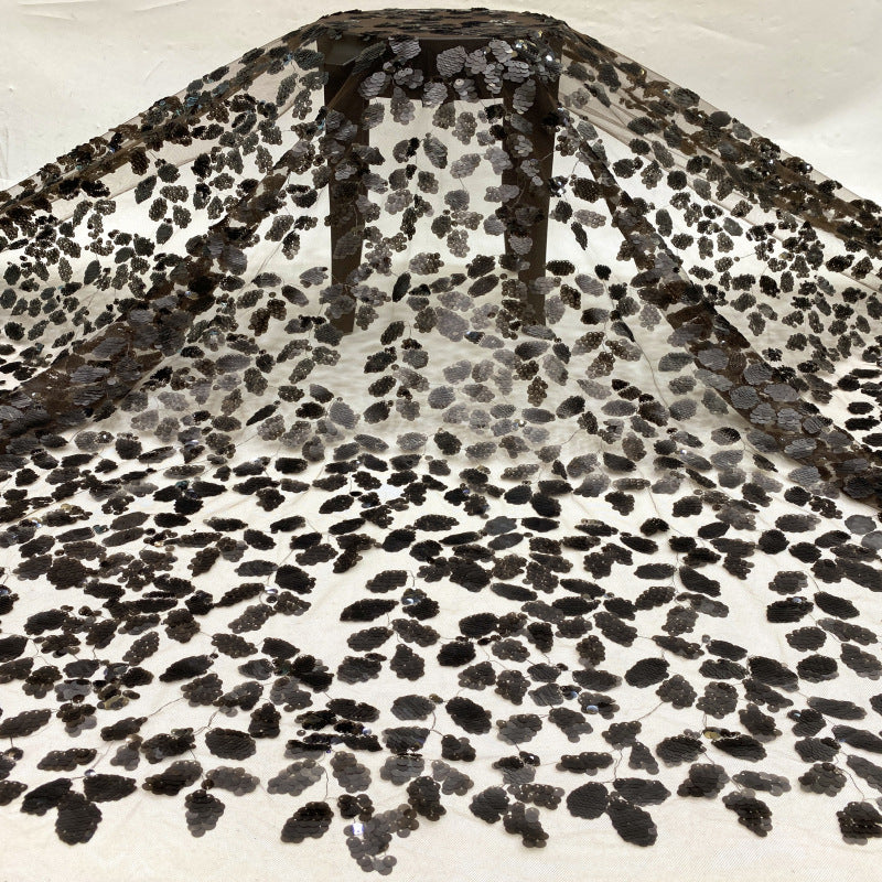 7mm & 9mm Sequin Mesh Fabric — fabric photo 4