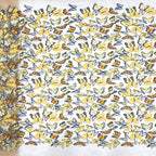 3D Butterfly Multicolor Embroidered Appliqué Fabric — fabric photo 2
