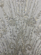Ornamental Foam Bead 3/4mm Sequin Fabric — fabric photo 5