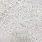 Milk-Silk Bead and Sequin Embroidered Bridal Fabric — fabric photo 5