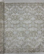 Sequin Embroidered Bridal Fabric – Design 49439 — fabric photo 6
