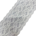 Double-Scallop Wide Stretch Nylon Lace Trim 18 cm