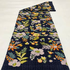 Botanical Colorful Sequin Dress Fabric — fabric photo 5