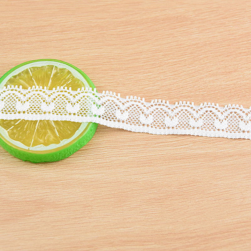 Narrow Stretch Nylon-Spandex Lace Trim 1.8 cm — fabric photo 5