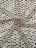 Figure-Eight Bead & 5mm Sequin Embroidery Fabric — fabric photo 6