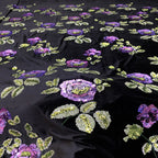 Korean Velvet Multisize Colorful Sequin Fabric — fabric photo 2