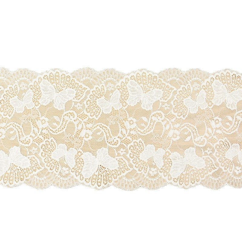 Butterfly Stretch Lace Trim 18 cm — fabric photo 4