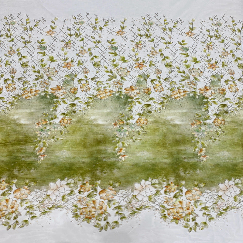 Laser Print Bugle Bead & Sequin Fabric — fabric photo 4