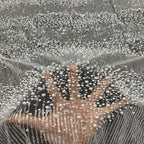 3 mm Sequin & Bubble-Bead Embroidered Bridal Fabric – Design 15519