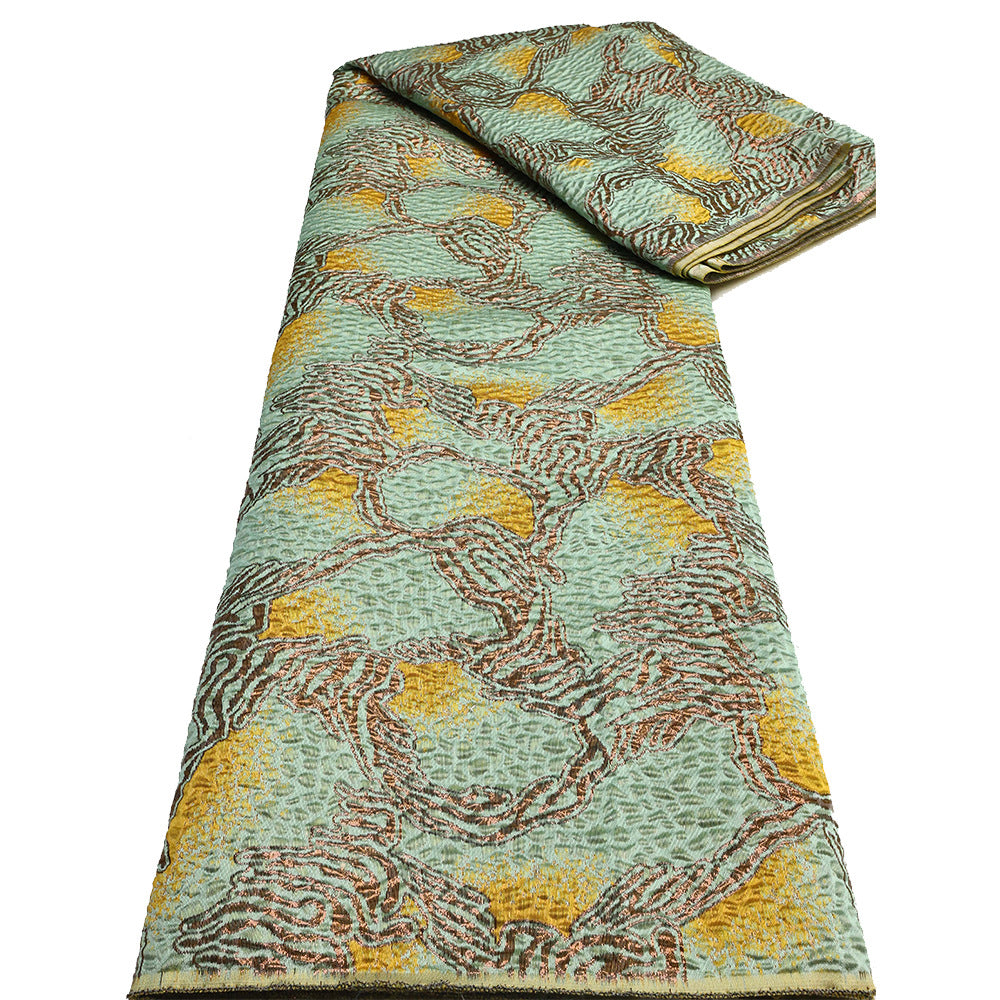 African Style Jacquard Fabric for Dresses