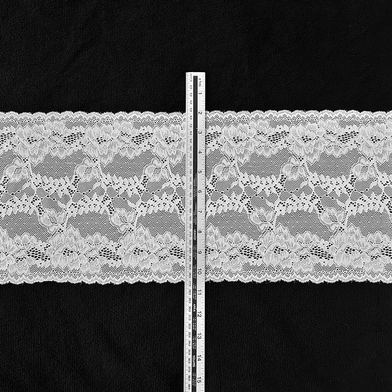 Stretch Nylon-Spandex Lace Trim 22 cm — fabric photo 5