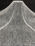 Mixed-Size Foam Bead Sequin Embroidered Bridal Fabric — fabric photo 6