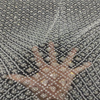 Fine Crystal-Look Sequin & Bubble-Bead Embroidered Bridal Fabric — fabric photo 4