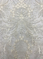 Botanical Bead Sequin Fabric for Wedding Dresses — fabric photo 5