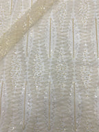 Ribbon Bead & Sequin Embroidery Fabric — fabric photo 3