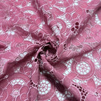 Lightweight Chiffon Water-Soluble Cutwork Lace – Per Yard